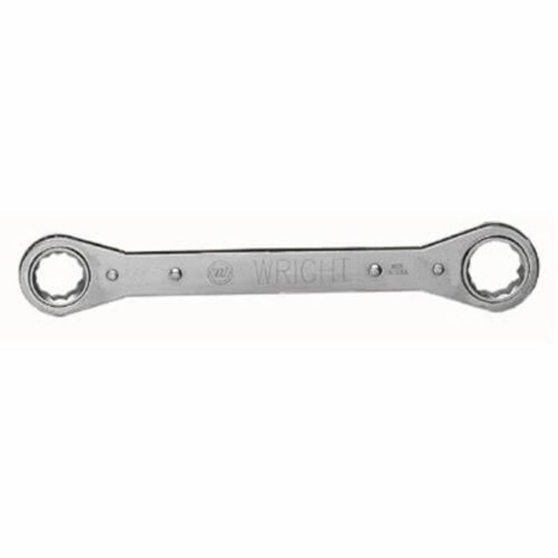 Wright 9389 Box End Wrench, 1-1/8 x 1-1/4 in Wrench, 12 Points, 15 in OAL, Alloy Steel