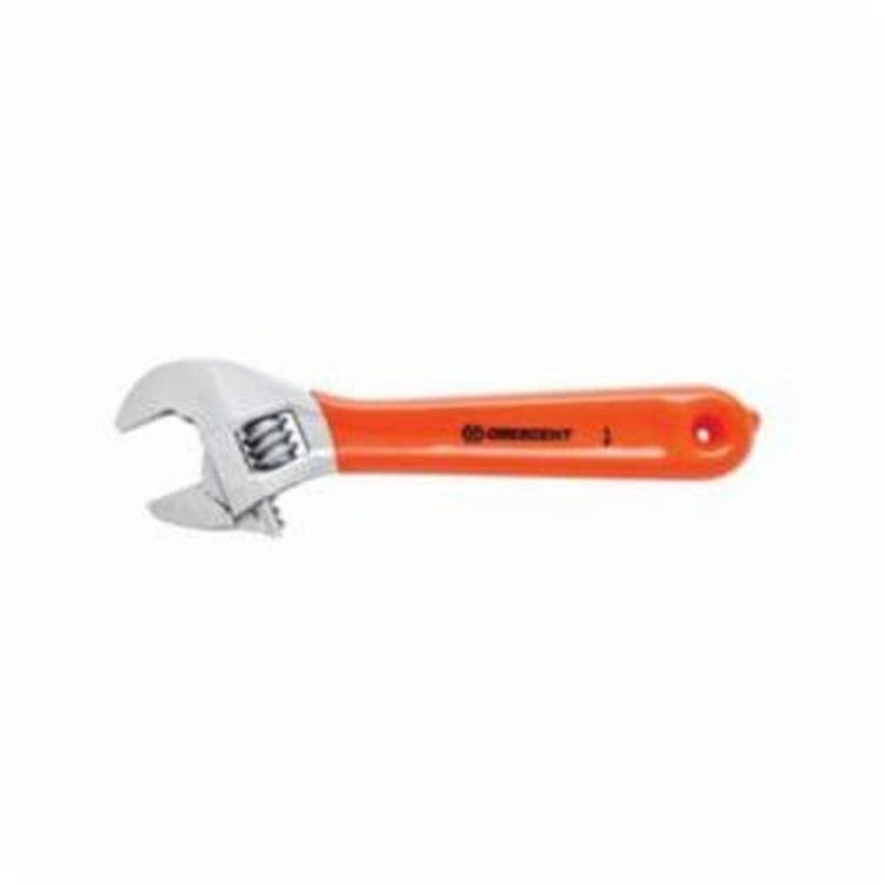 Crescent AC28CVS Adjustable Wrench, Second Generation Standard, 1-1/8 in Wrench Opening, 8 in OAL, Cushion Grip/Non-Slip Grip