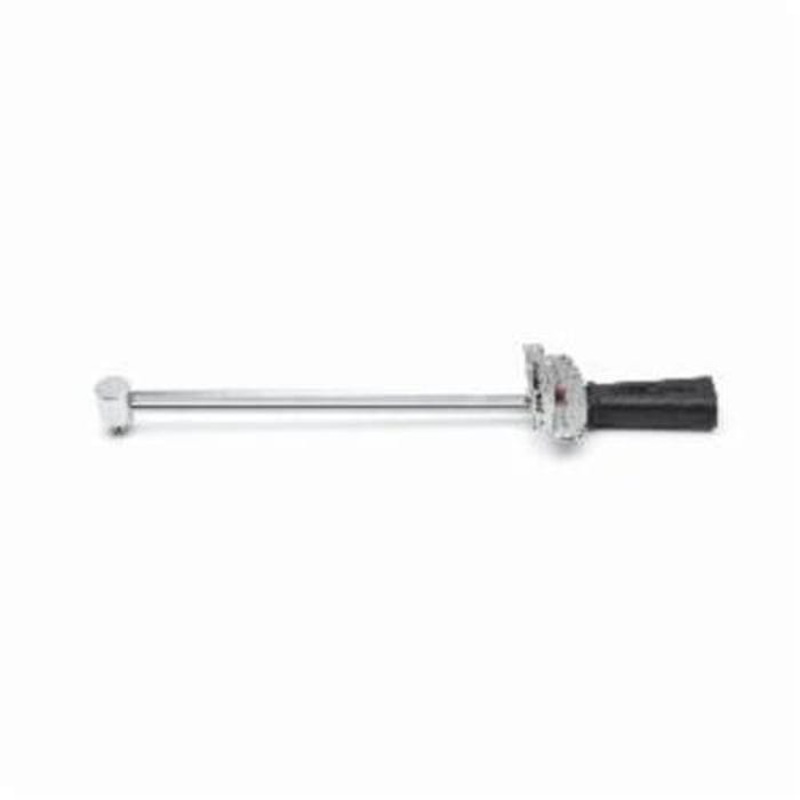 GearWrench 2957N Beam Torque Wrench, Imperial/Metric, 1/2 in Drive, 0 to 150 ft-lb, Graduations: 5 ft-lb, 20 in OAL, CW/CCW