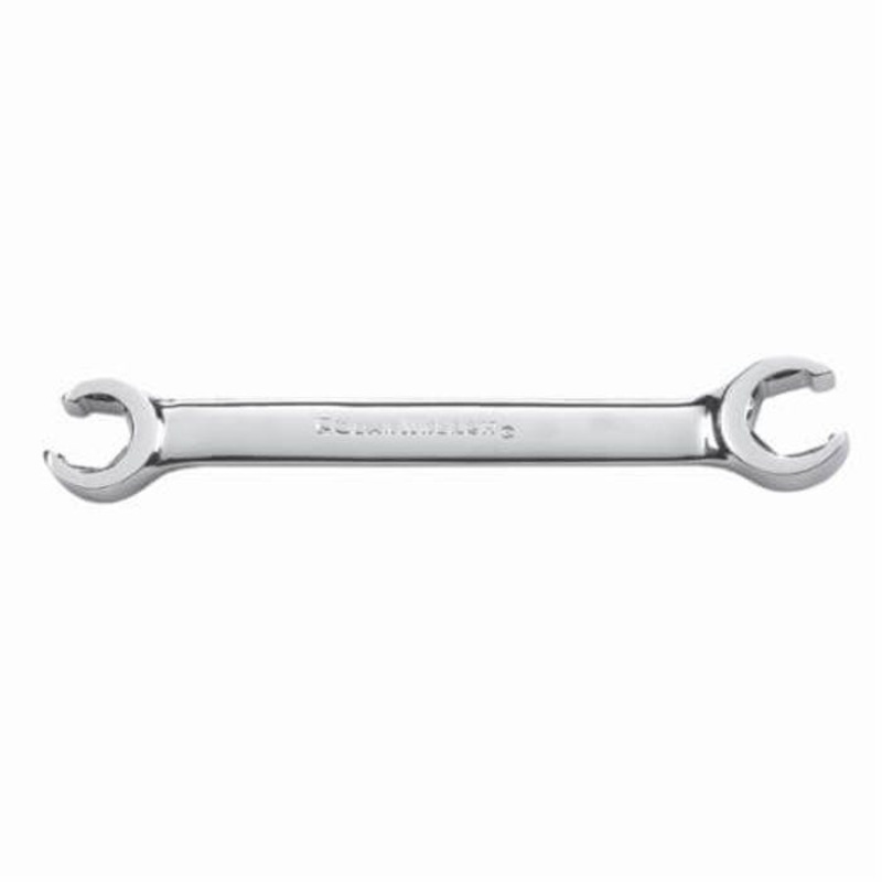 GearWrench 81683 Flare Nut Wrench, Double Head Regular Length, Imperial, Non-Ratcheting Wrench, 5/8 x 11/16 in Wrench Opening