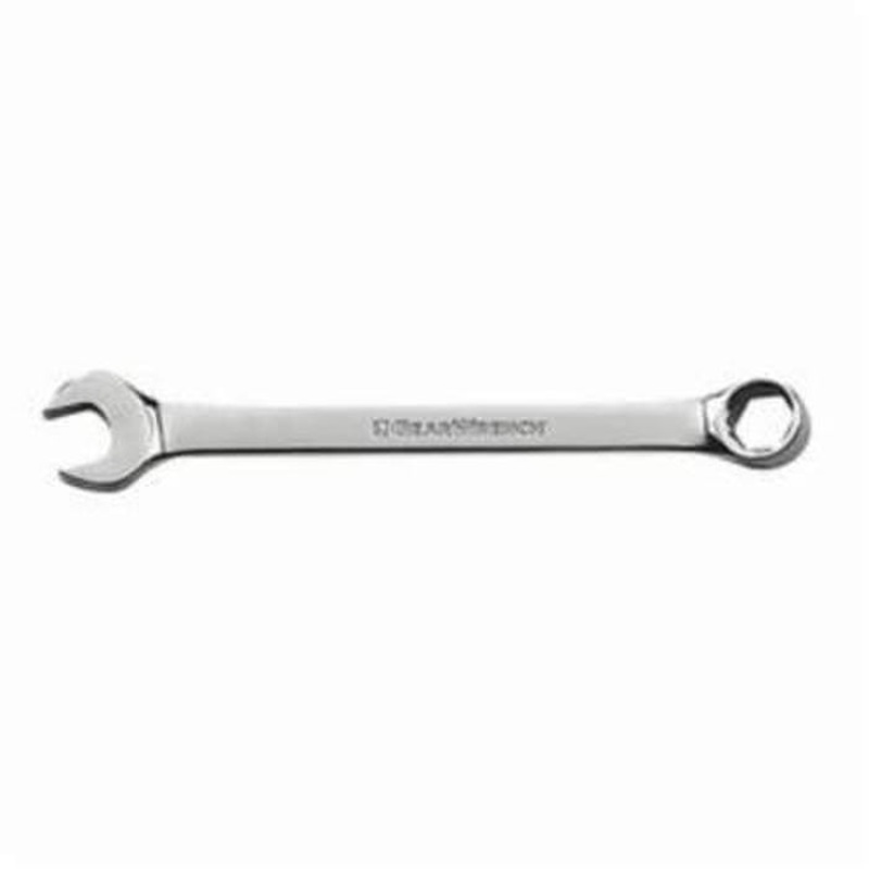 GearWrench 81765D Combination Wrench, Open End, Metric, 17 mm Wrench Opening, 6 Points, 10.232 in OAL, 15 Offset