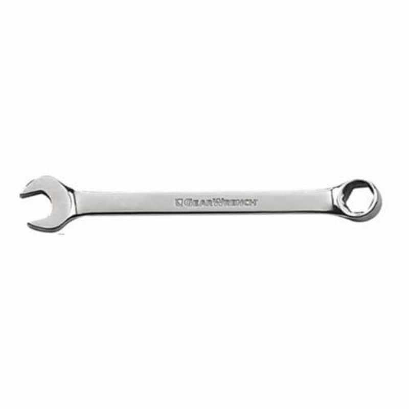 GearWrench 81772 Combination Wrench, Open End, Imperial, 7/16 in Wrench Opening, 6 Points, 7.291 in OAL, 15 Offset