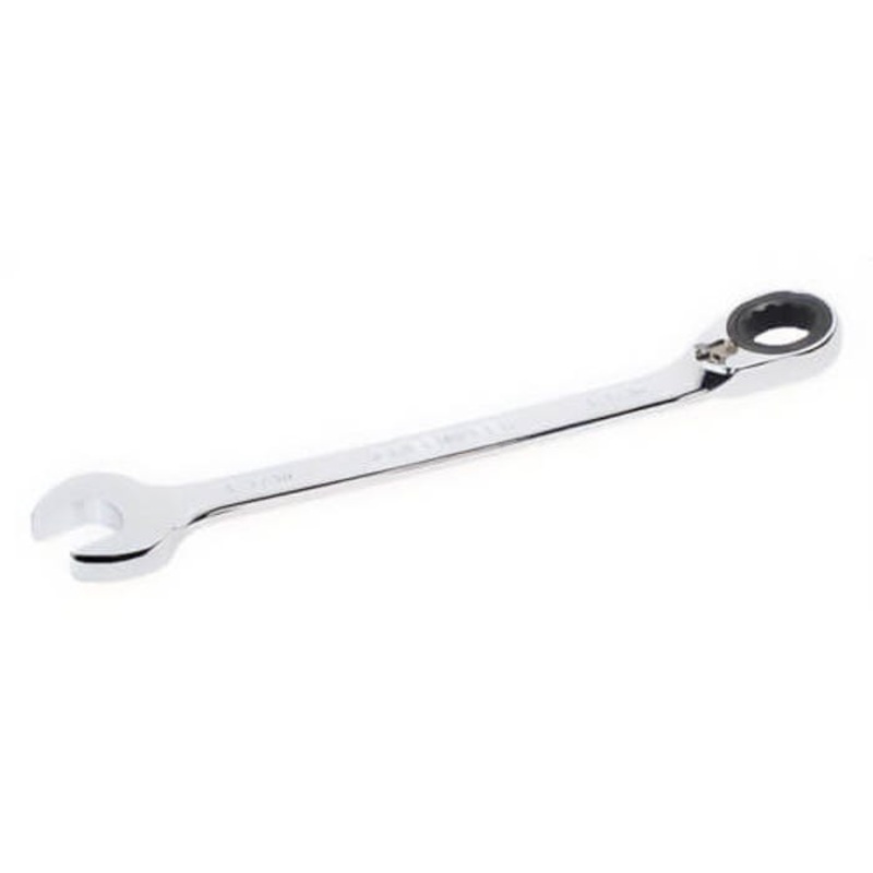 Greenlee 0354-24 Combination Wrench, Imperial, Ratcheting Wrench Type, 1-1/16 in Wrench Opening, 14 in OAL, 15 Offset