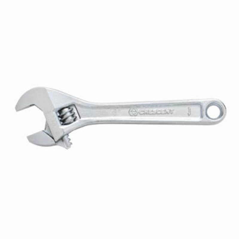 Crescent AC26VS Adjustable Wrench, 0.938 in Wrench, 6 in OAL, Heat Treated Alloy Steel Body, Heat Treated Alloy Steel, Chrome Plated