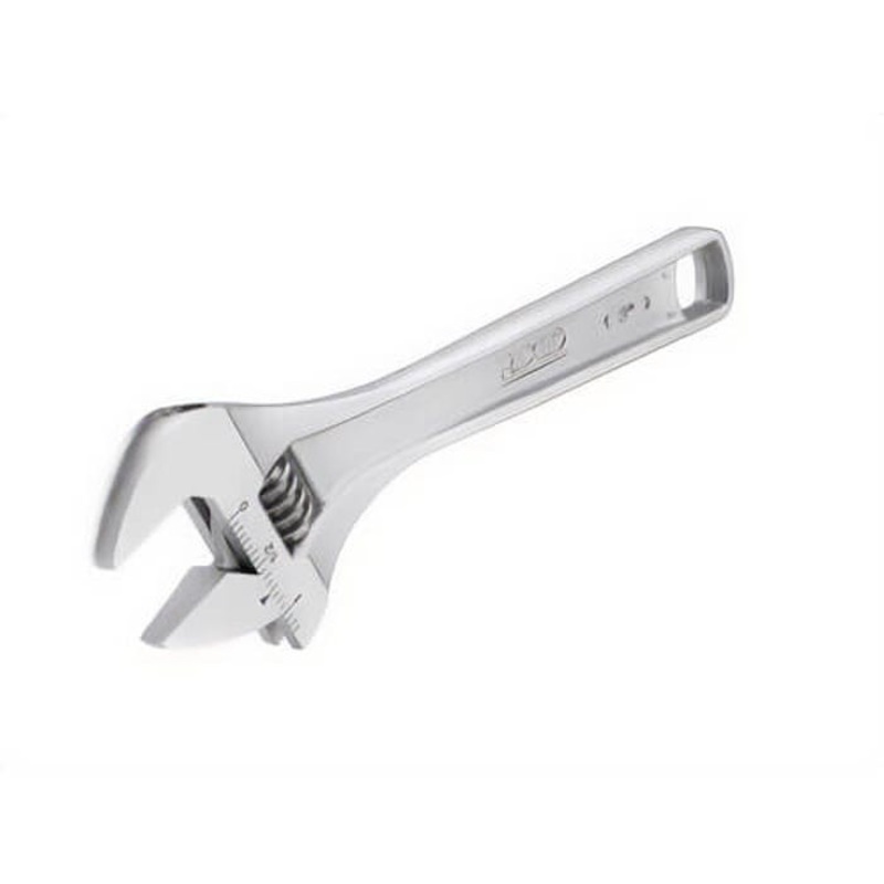 Ridgid 86907 Adjustable Wrench, 7/8 in, 8 in OAL, Chrome Vanadium Alloy Steel Body, Chrome Vanadium Alloy Steel, Cobalt Plated