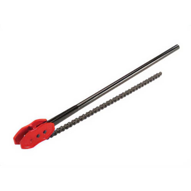 Ridgid 92680 Reversible Chain tong, 1-1/2 to 8 in Pipe, 50 in OAL, Alloy Steel Double End Jaw, Cast Iron Handle