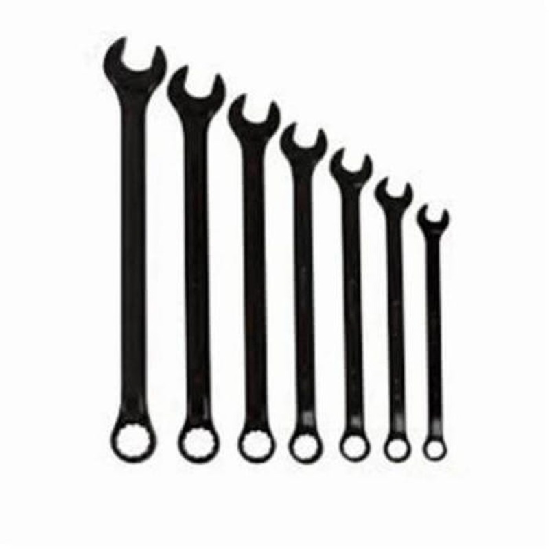 Williams WS-1170BSC Supercombo Combination Wrench Set, Imperial, 7 pc, 3/8 to 3/4 in, Industrial Black