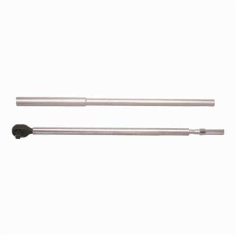 Wright 8447 Micro Adjustable Torque Wrench, 1 in Drive, 200 to 1000 ft-lb, Ratcheting Head, 5 in-lb Graduation, 70 in OAL