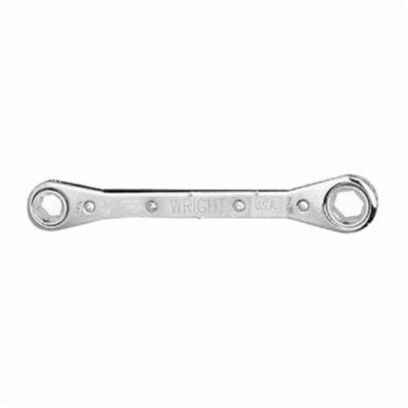 Wright 9382 Box End Wrench, 3/8 x 7/16 in Wrench, 12 Points, 5-1/2 in OAL