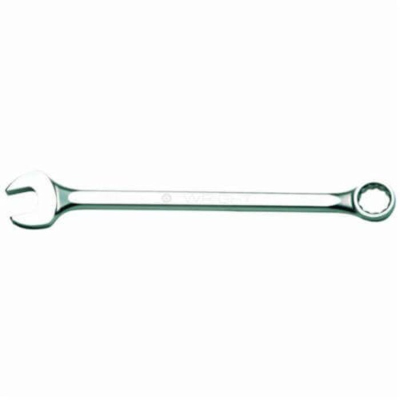 WrightGrip 11-80MM Flat Stem Heavy Duty Combination Wrench, 80 mm, 12 Points, 15 Offset, 902 mm OAL, Industrial Black, ASME B107.100