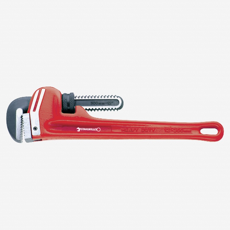 Stahlwille 6558 Heavy Duty Pipe Wrench, 14"