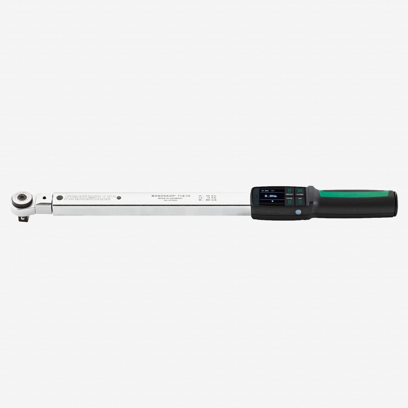 Stahlwille 714R MANOSKOP Tightening Angle Torque Wrench, Size 10; 10-100 Nm, 1/2