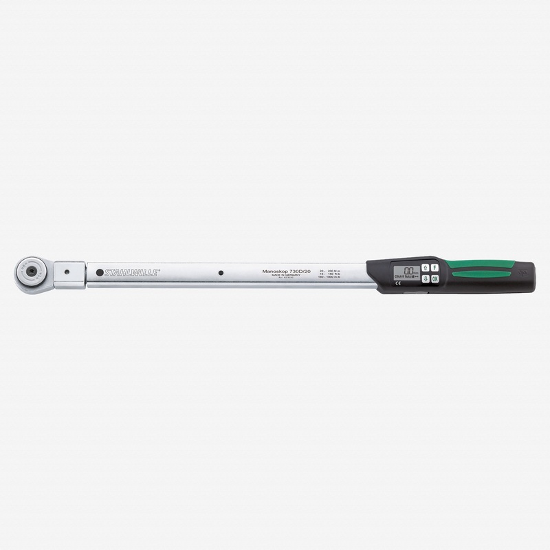 Stahlwille 730DR Service/Series MANOSKOP Torque Wrench, size II/65; 65-650 Nm, 22x28mm