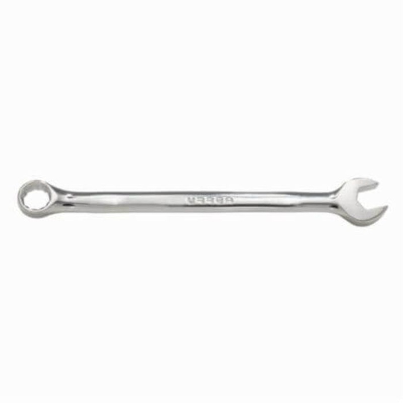 Urrea 1212 Combination Wrench, 3/8 in, 12 Points, 15 Offset, 6 in OAL, Forged Alloy Steel, Polished Chrome/Nickel Plated