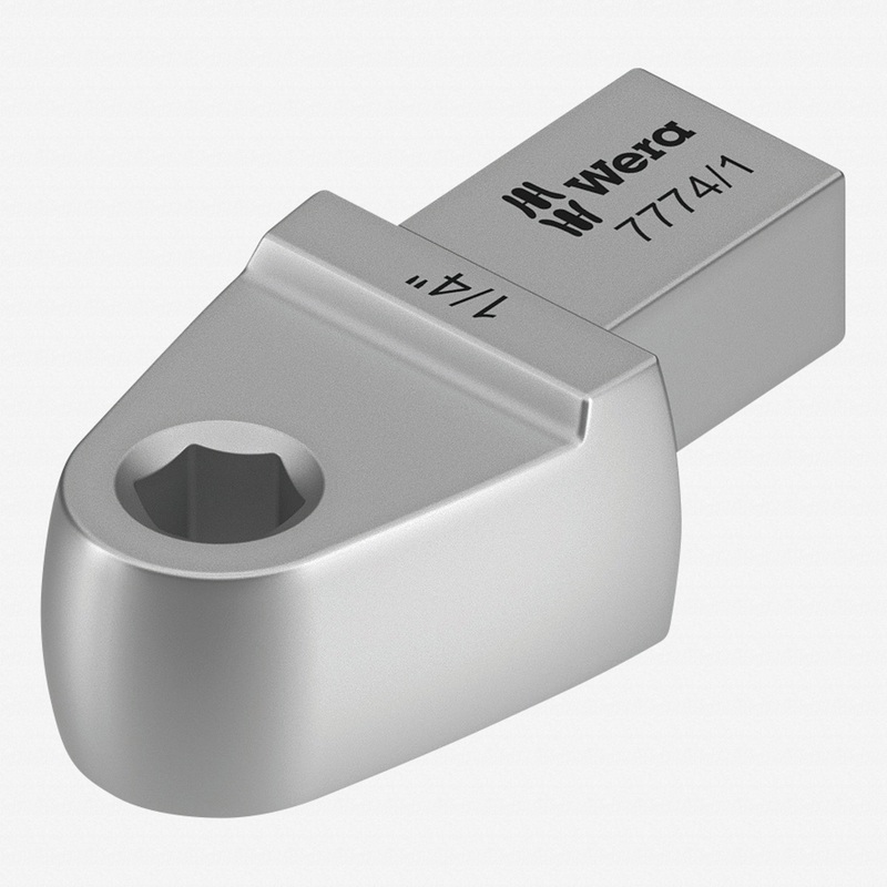 Wera 078640 7774/1 Bit Adapter Insert, 9x12 mm, 1/4"
