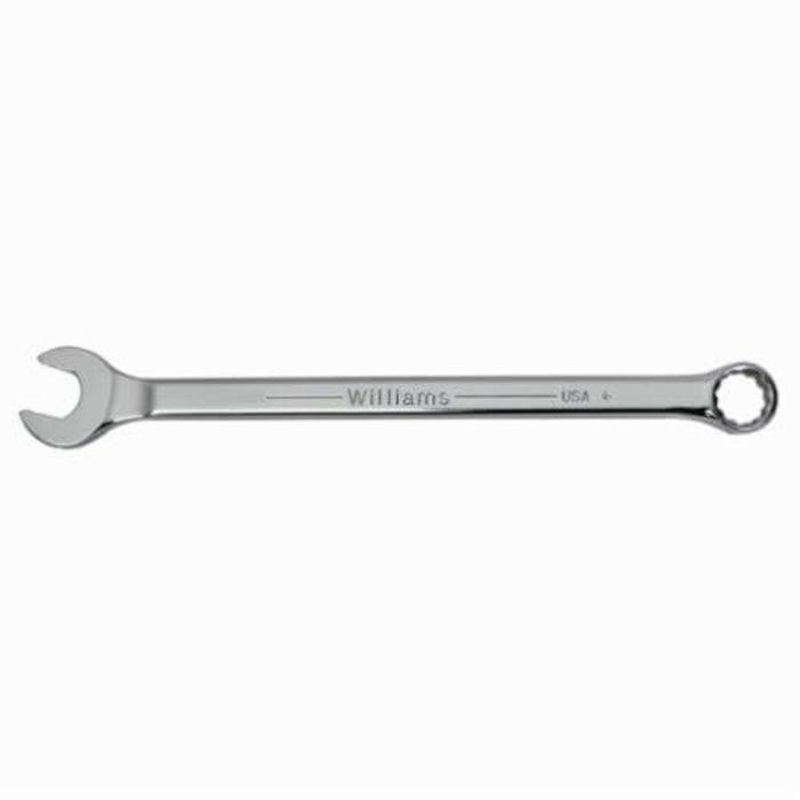 Williams 1211SC Supercombo Supertorque Combination Wrench, 11/32 in, 12 Points, 6-1/4 in OAL, High Polished Chrome