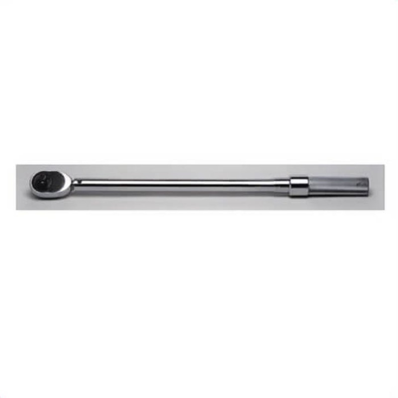 Wright 6448 Micro Adjustable Torque Wrench, 3/4 in Drive, 100 to 600 ft-lb, Ratcheting Head, 5 in-lb Graduation, 42 in OAL