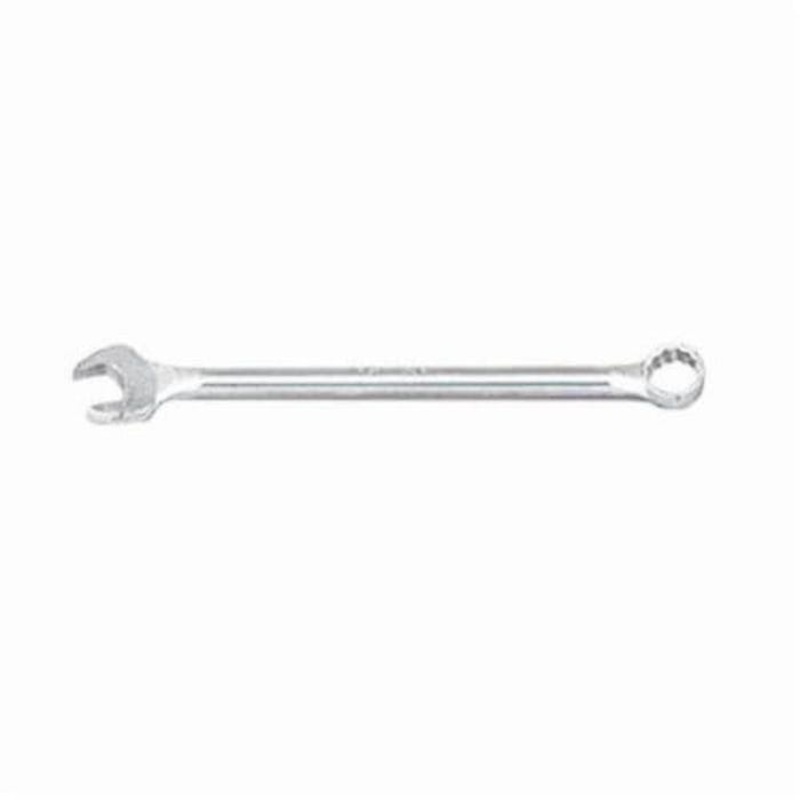 WrightGrip 1150 Flat Stem Heavy Duty Combination Wrench, 1-9/16 in, 12 Points, 15 Offset, 23 in OAL, Satin, ASME B107.100
