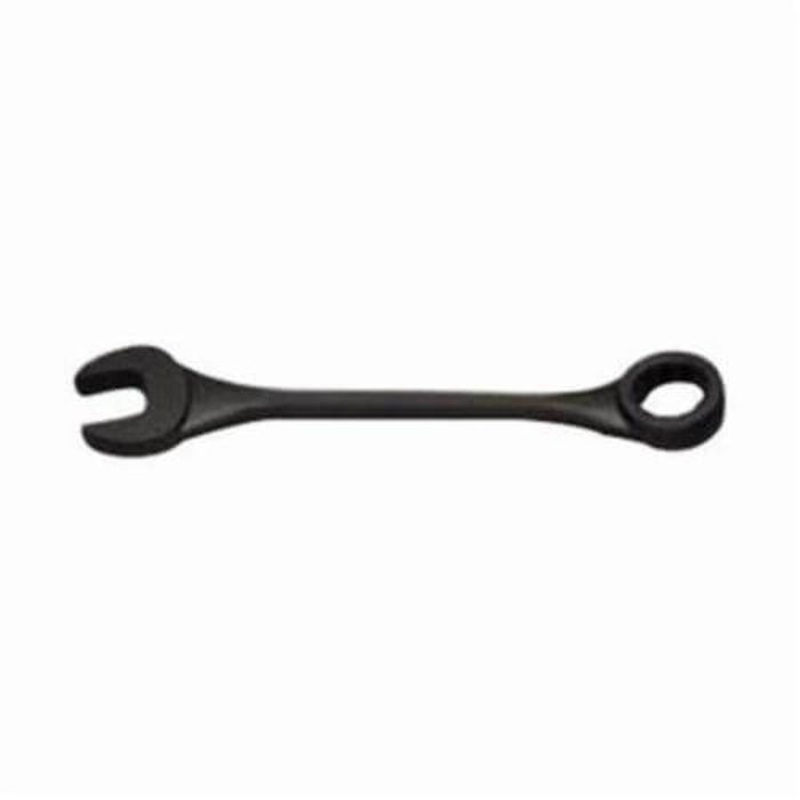 WrightGrip 11X00 Flat Stem Heavy Duty Combination Wrench, 3-1/8 in, 12 Points, 15 Offset, 35-1/2 in OAL, Industrial Black