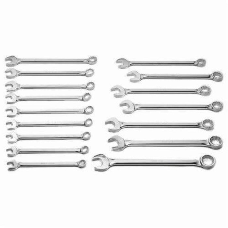 WrightGrip 730 Combination Wrench Set, 16 pc, 1-5/16 to 2-1/2 in