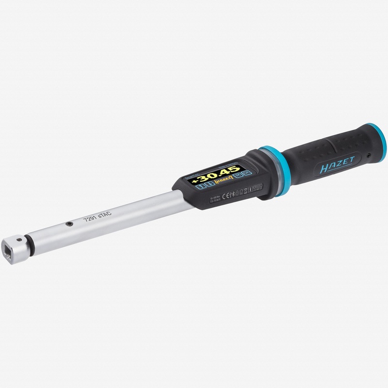 Hazet 7291-5STAC Electronic Torque Wrench with Angle Gauge, 9 x 12mm,  10 - 100Nm