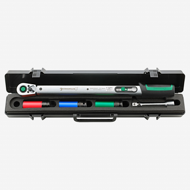 Stahlwille 721QR/20/3/1 Torque Wrench, Quick Wheel Fitting Set, 1/2" Drive