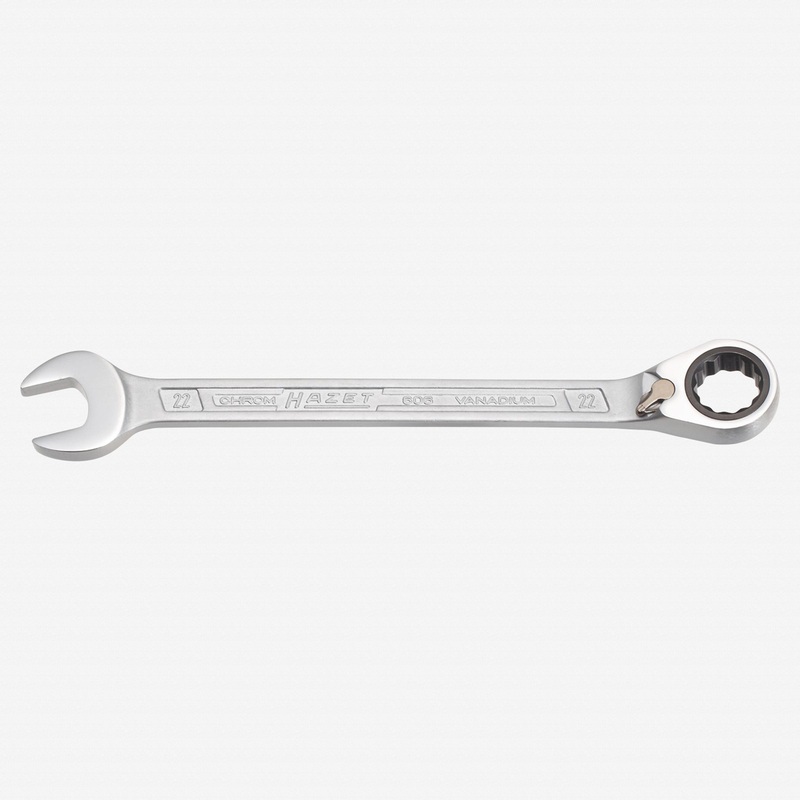 Hazet 606-22 Ratcheting combination wrench 22mm