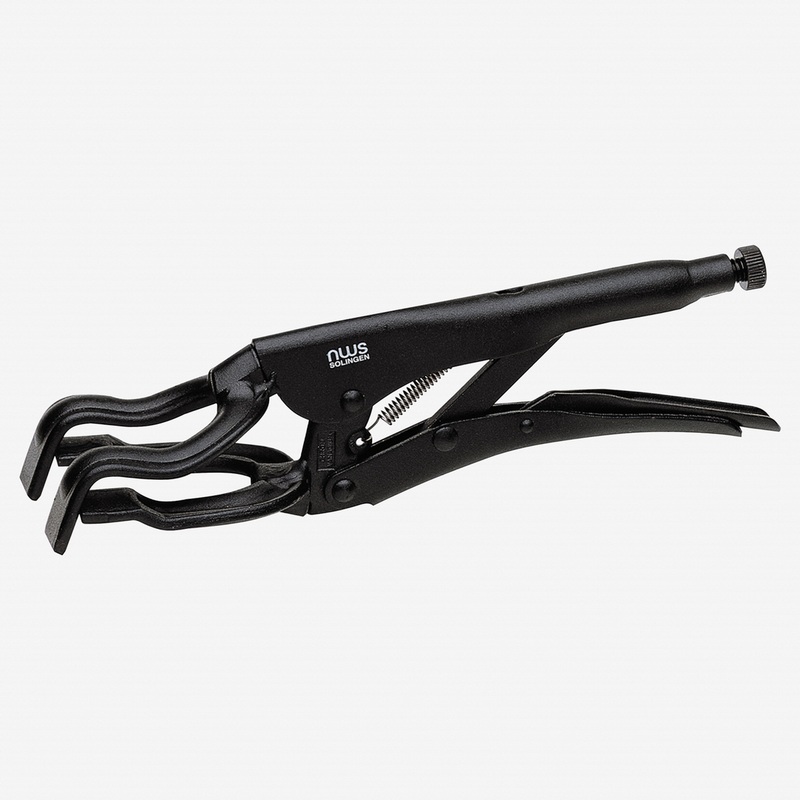NWS 11" Grip Pliers for Tubes - Atramentized - Plastic Grip