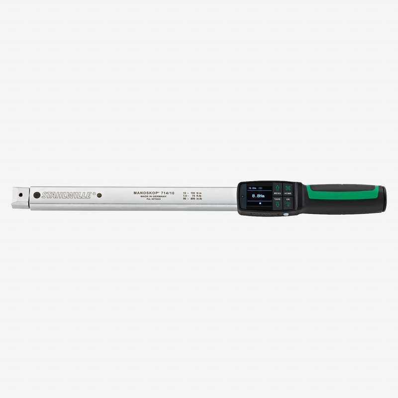 Stahlwille 714 MANOSKOP Tightening Angle Torque Wrench, Size 10; 10-100 Nm, 9 x 12 mm