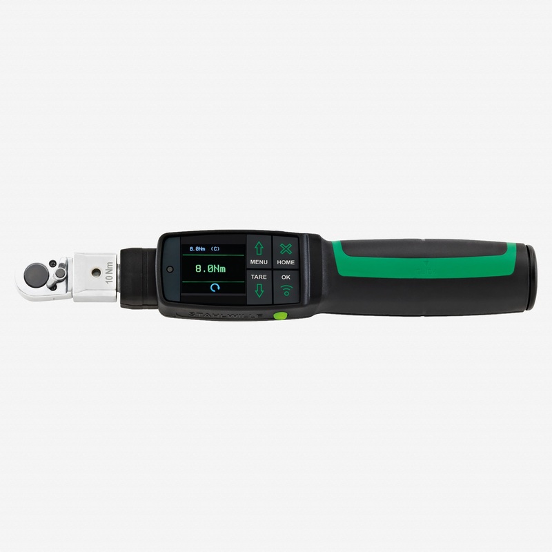 Stahlwille 714R MANOSKOP Tightening Angle Torque Wrench, Size 1; 1-10 Nm, 1/4" + 9x12 mm