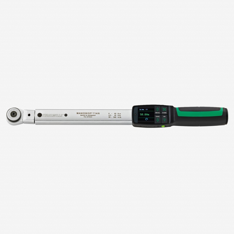 Stahlwille 714R MANOSKOP Tightening Angle Torque Wrench, Size 6; 6-60 Nm, 3/8