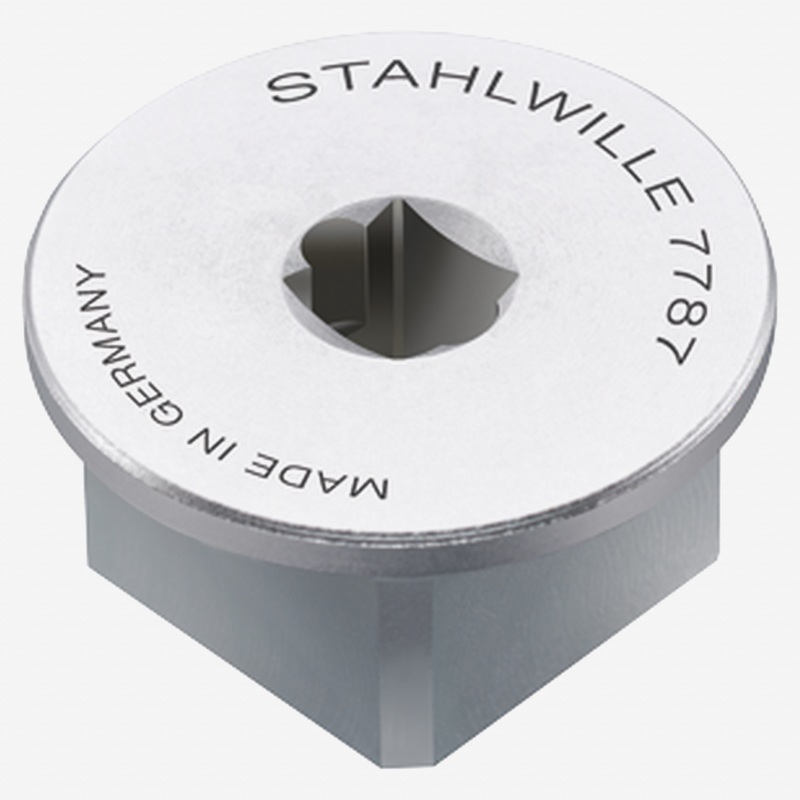 Stahlwille 7787 Square Drive Adaptor, 1/4" Socket, 3/4" Plug