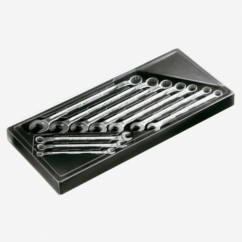 Stahlwille OPEN BOX 14/10KT Combination Spanner Set, Long, Metric, 8-19mm, 10 Pieces