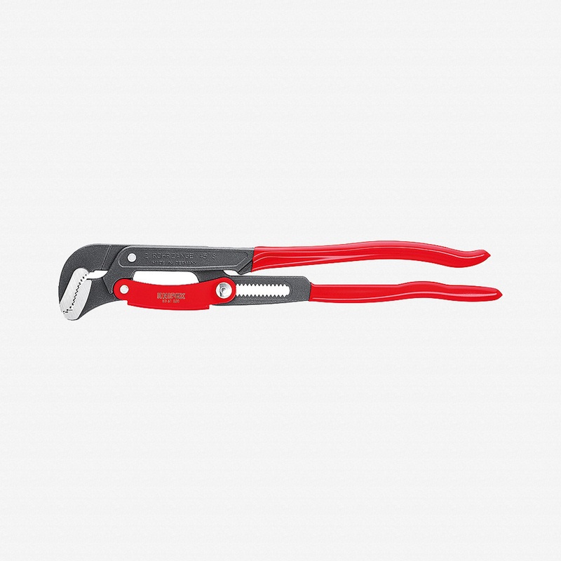 Knipex Pipe Wrench S-Type 22" w/ Fast Adjustment and Coated Handles