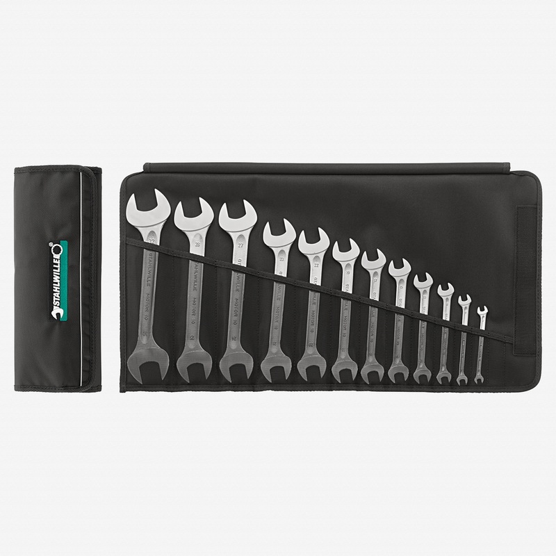 Stahlwille 10/12 MOTOR Double Open Ended Spanner Set, Metric, 6-32mm, 12 Pieces