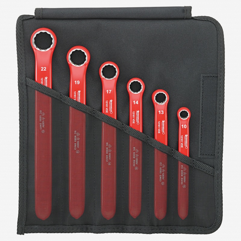 Stahlwille 12161/6 VDE Single-ended Ring Spanner Set,  6 Pieces