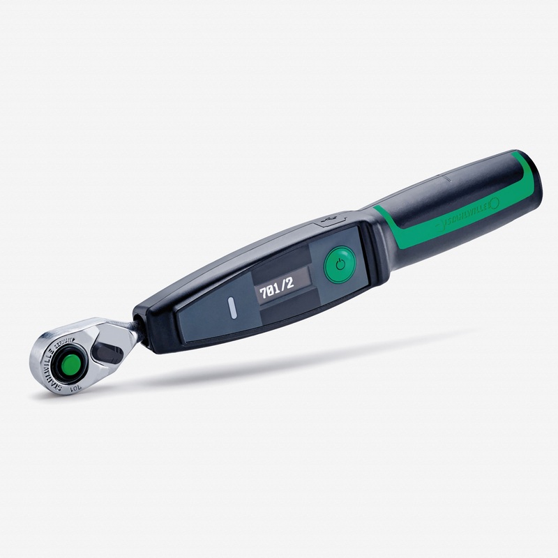 Stahlwille 701/2 Electronic Torque Wrench SENSOTORK with Permanently Installed Fine-Tooth Ratchet