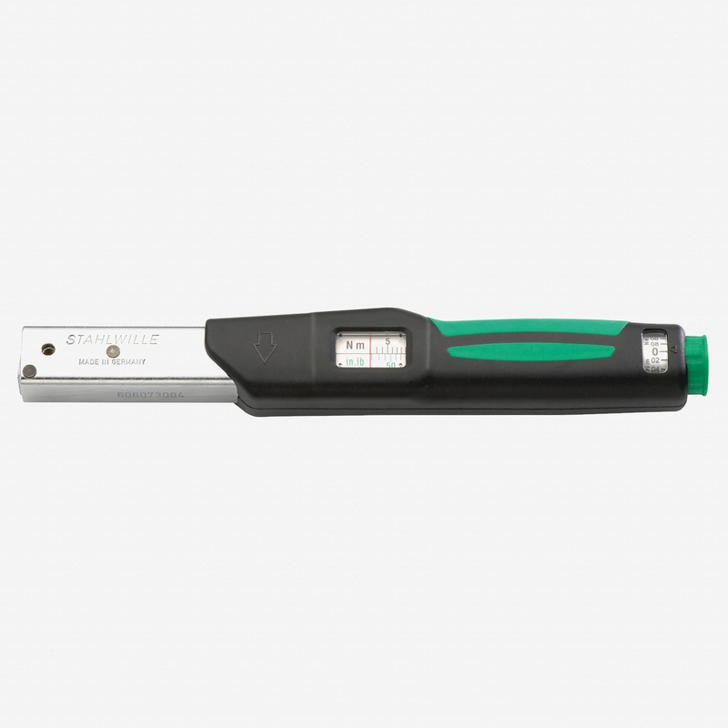 Stahlwille 730N Service MANOSKOP Torque Wrench, Size a/2, 9 x 12mm, 40-180 in-lb