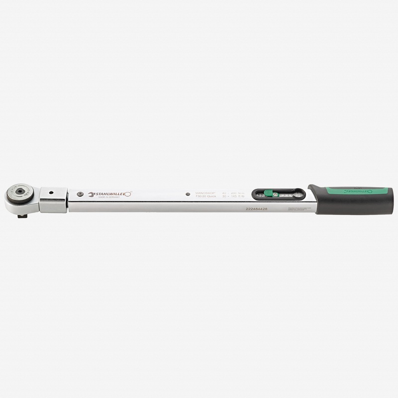 Stahlwille 730R/30 Quick MANOSKOP Torque Wrench, 1/2" Drive, 60 - 300 Nm