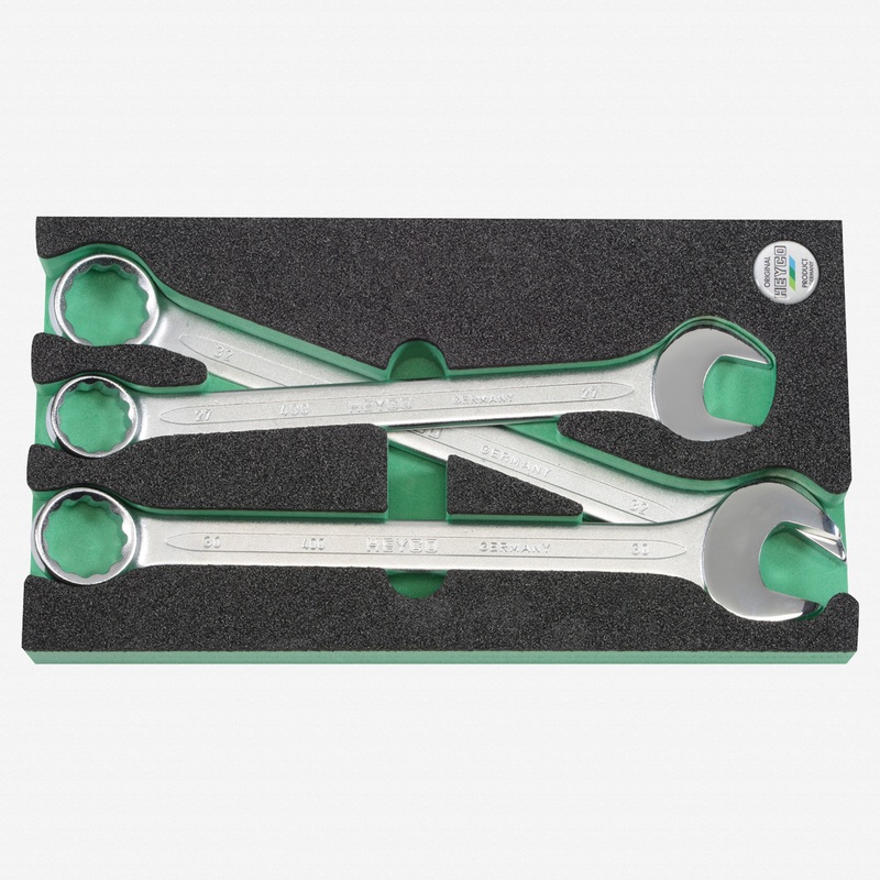 Heyco Metric Combination Wrench Set, 3 Pieces