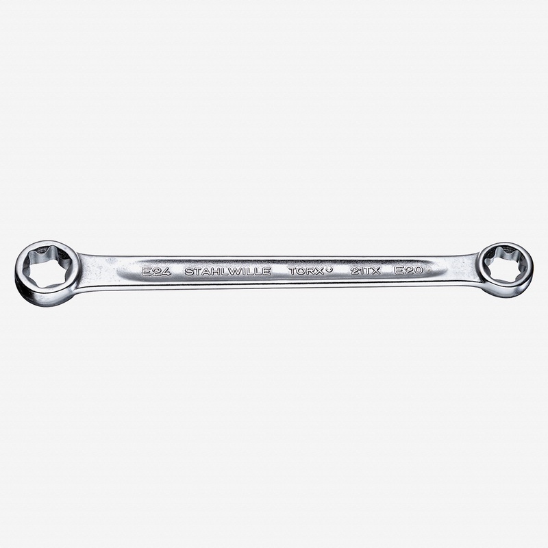 Stahlwille 21TX Double Ended Ring Spanner, E20 x E24