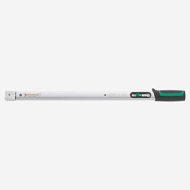 Stahlwille 730 Quick Basic Torque Wrench, Size 40, 80-400 Nm, 14 x 18 mm