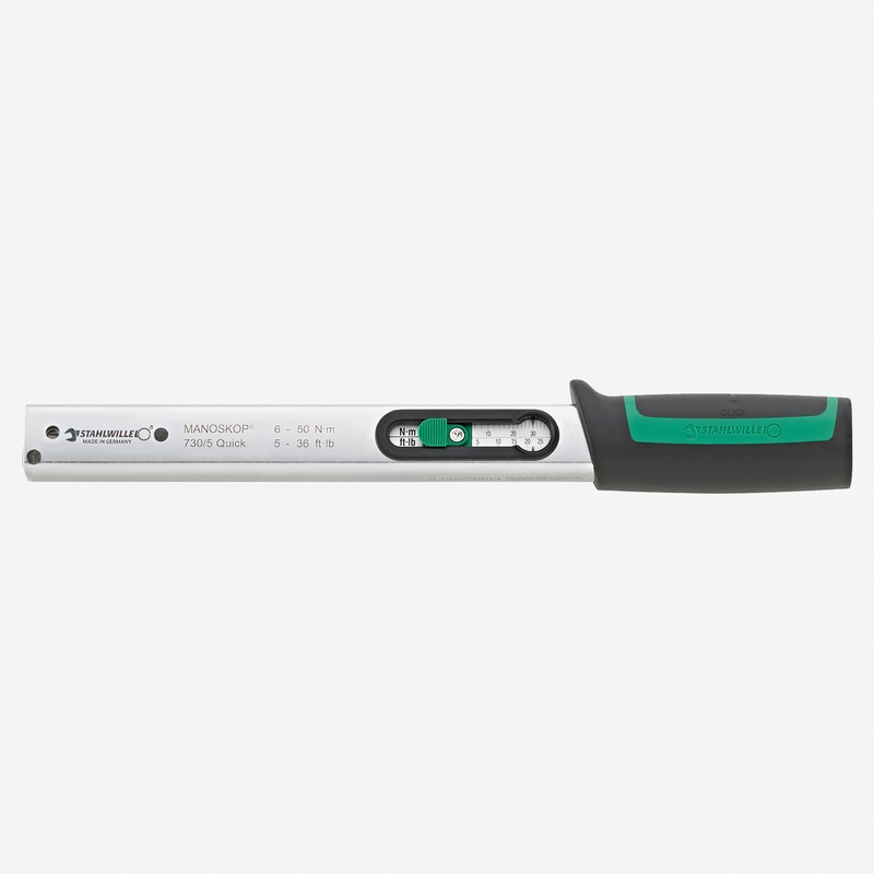 Stahlwille 730 Quick Basic Wrench, Size a/5, 6-50 Nm, 9 x 12 mm