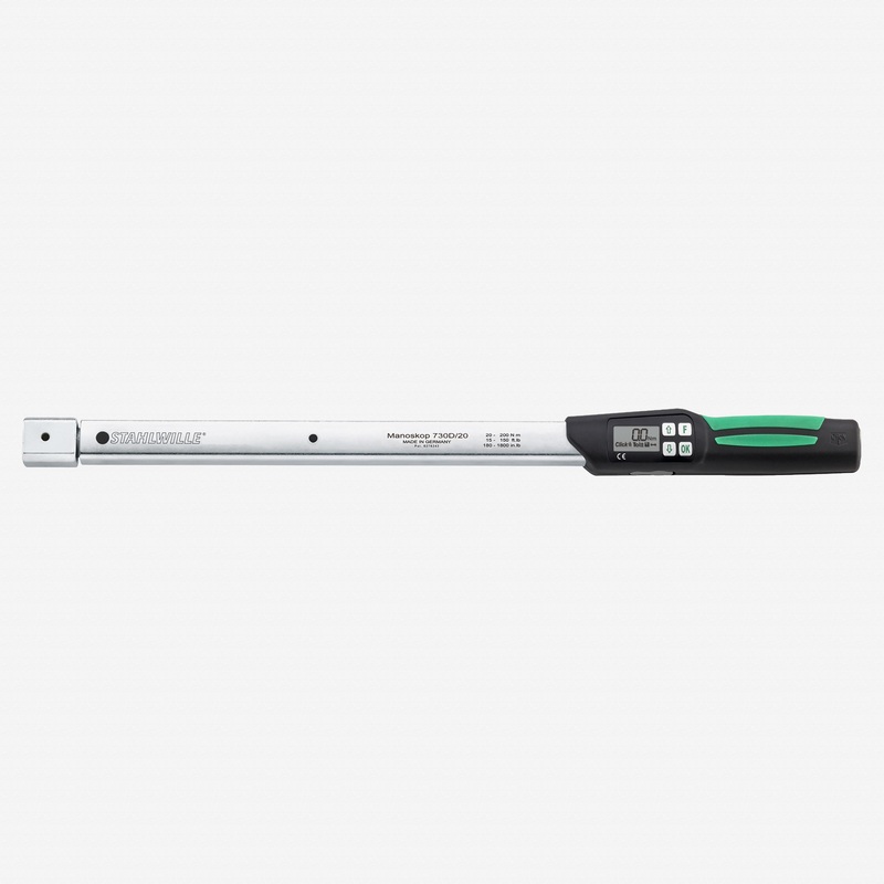 Stahlwille 730D Service/Series MANOSKOP torque wrench, size 10; 10-100 Nm, 9x12 mm