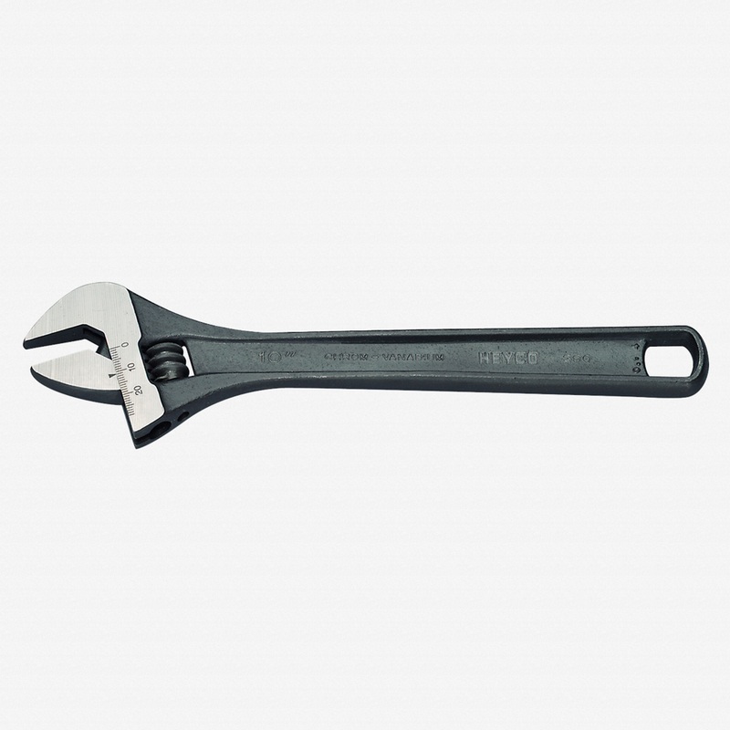 Heyco Adjustable 10" Wrench, Phosphated