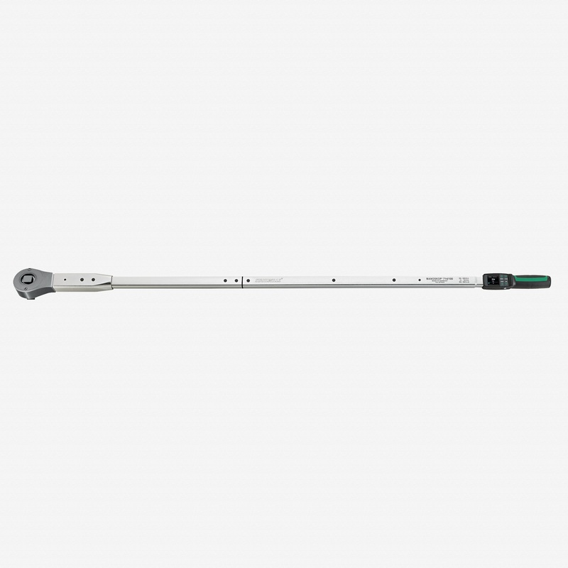 Stahlwille 714R MANOSKOP Tightening Angle Torque Wrench, Size 100; 100-1000 Nm, 3/4