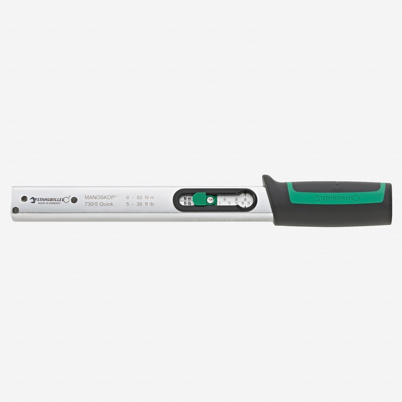 Stahlwille 730 Quick Basic Torque Wrench, Size 5, 6-50 Nm, 9 x 12mm