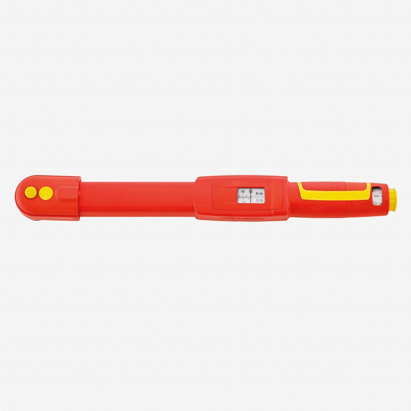 Stahlwille 730R VDE MANOSKOP Insulated Torque Wrench, Size 5, 3/8" Drive, 9x12, 10 - 50 Nm