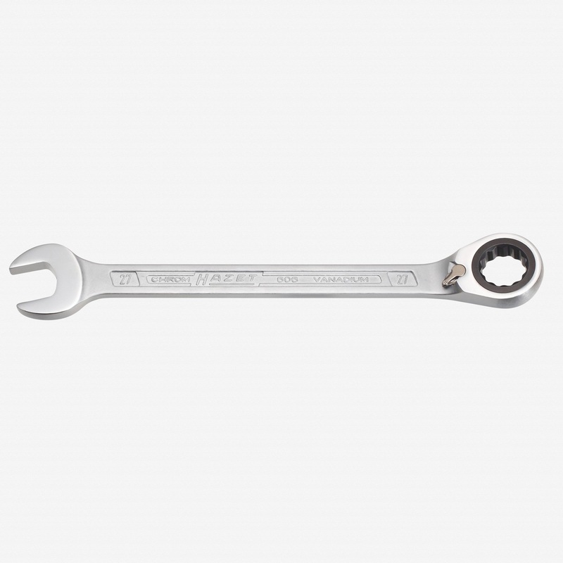 Hazet 606-27 Ratcheting combination wrench 27mm
