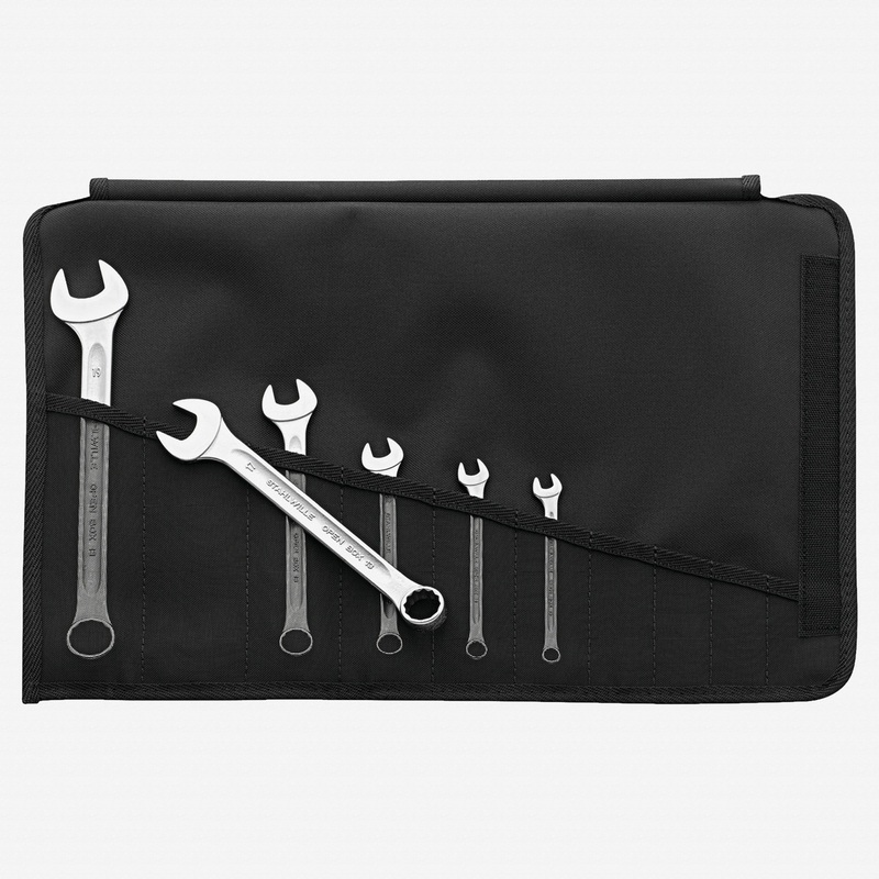 Stahlwille 13/6 OPEN BOX Combination Spanner Set, Metric, 7-19mm, 6 Pieces